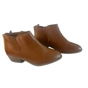 Faux leather old navy ankle booties for girls 4